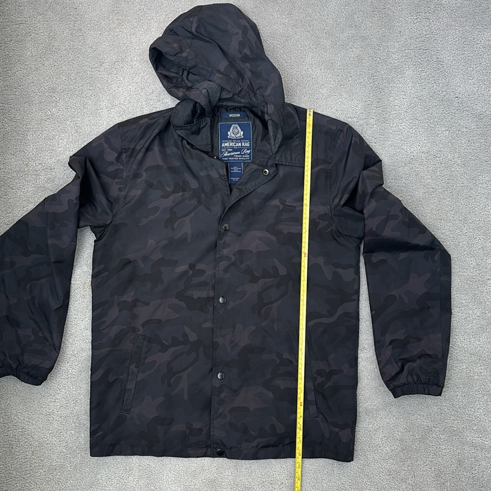 American Rag Black Windbreaker Jacket - Picture 4 of 4